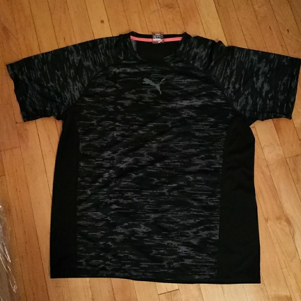 Puma men's black activewear size XL.